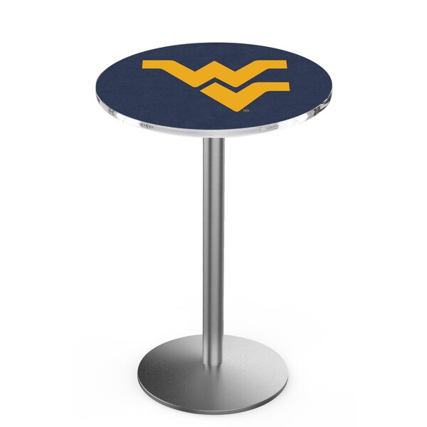 42" Stainless Steel West Virginia Pub Table